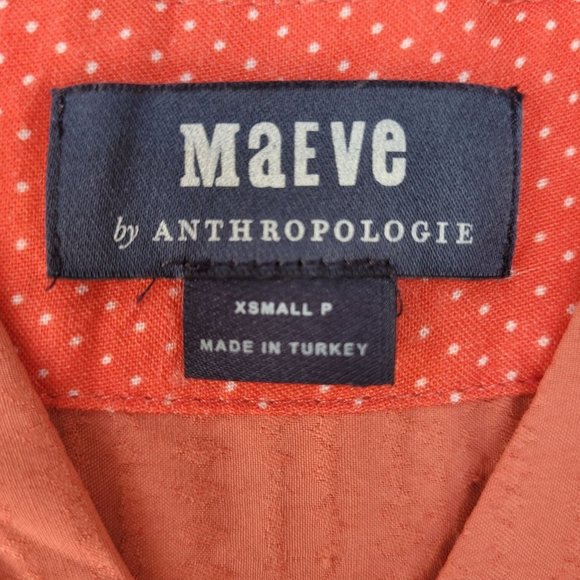 Maeve Dresses Maeve By Anthropologie Amber Tiered Ruffle Tunic Dress Sz XS - Picture 14 of 15